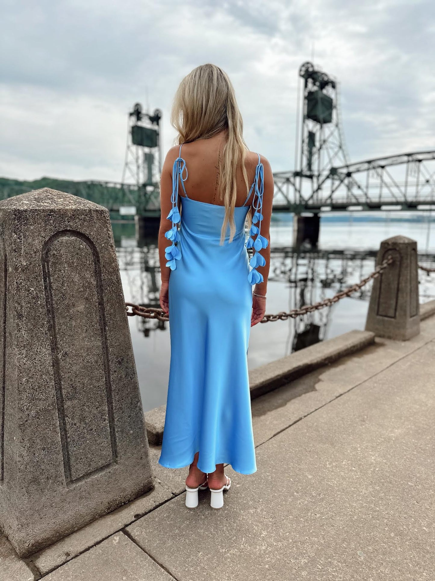 Hera Satin Maxi Dress