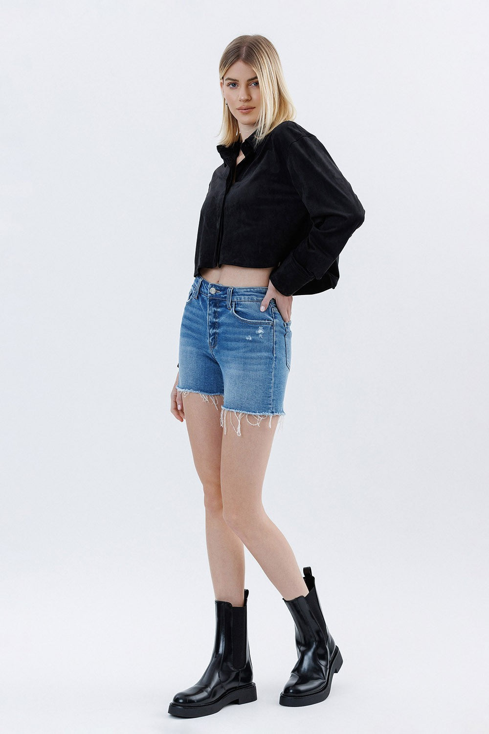 Anders HR Raw Hem Shorts
