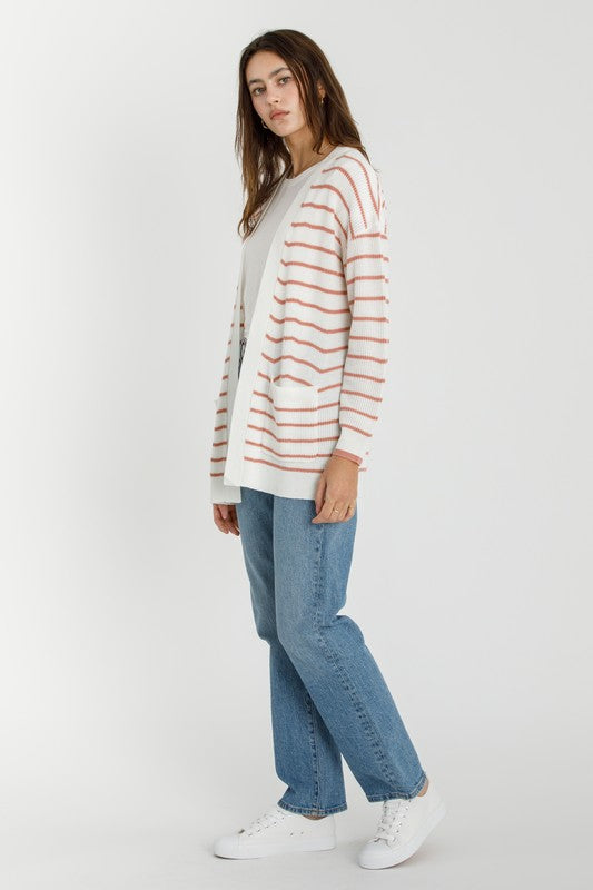 Sue Striped Cardi