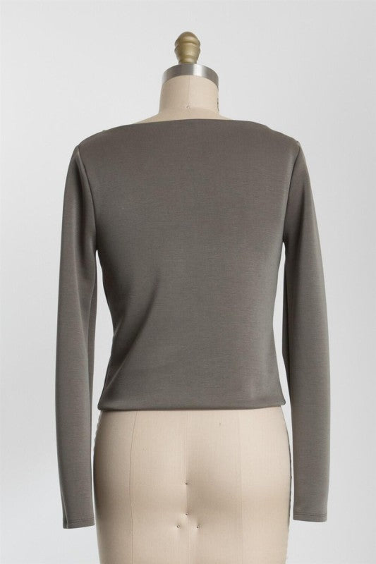 Morgie Boat Neck Top