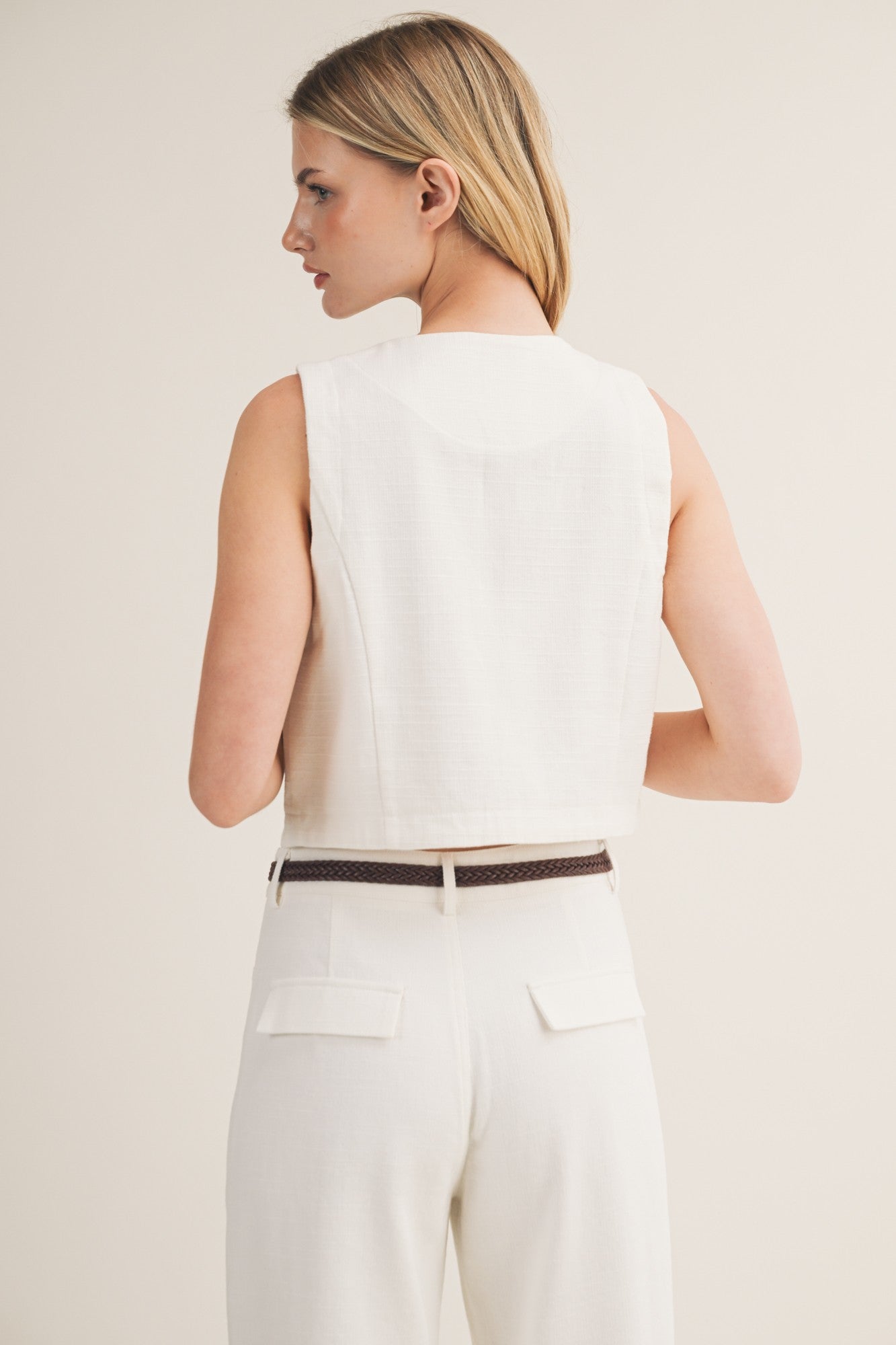 Sav Button Vest