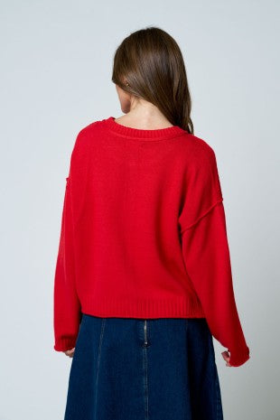 Angela Button Cardi