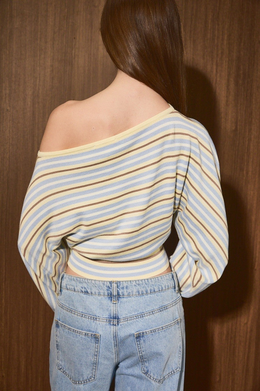 Dolman Boat Neck Sweater