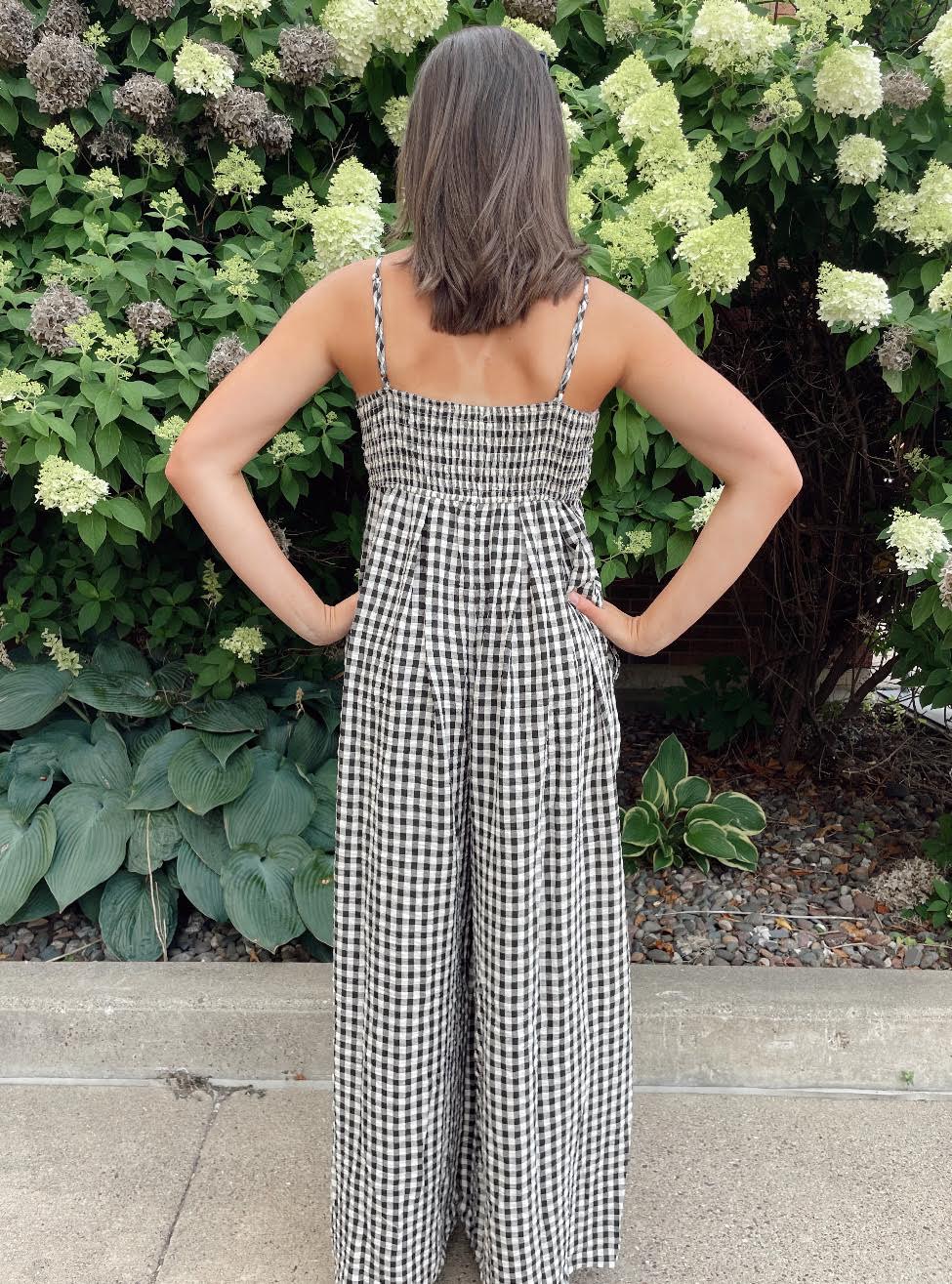 Ginger Gingham Jumpsuit