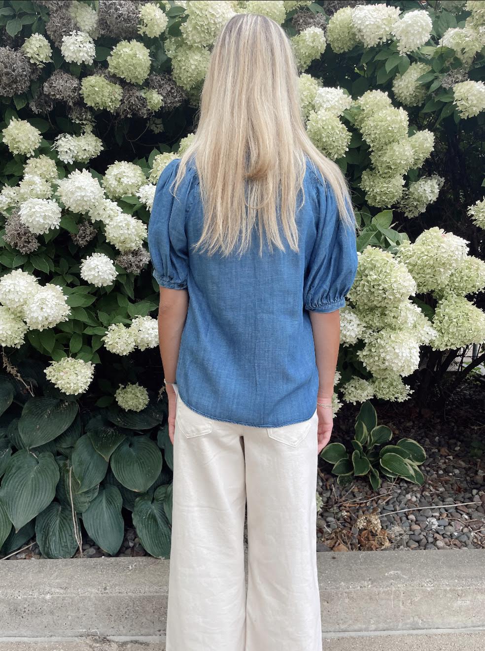 Cherie Chambray Blouse