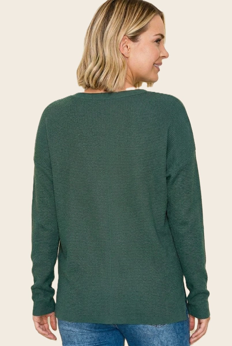 Shellie Waffle Sweater