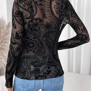 Minkley Mesh Top