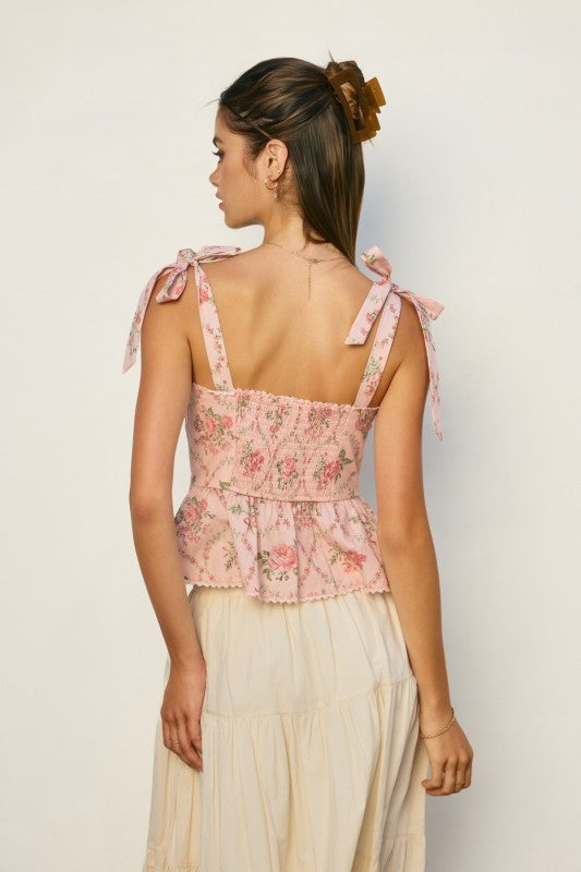 Mary Floral Tank