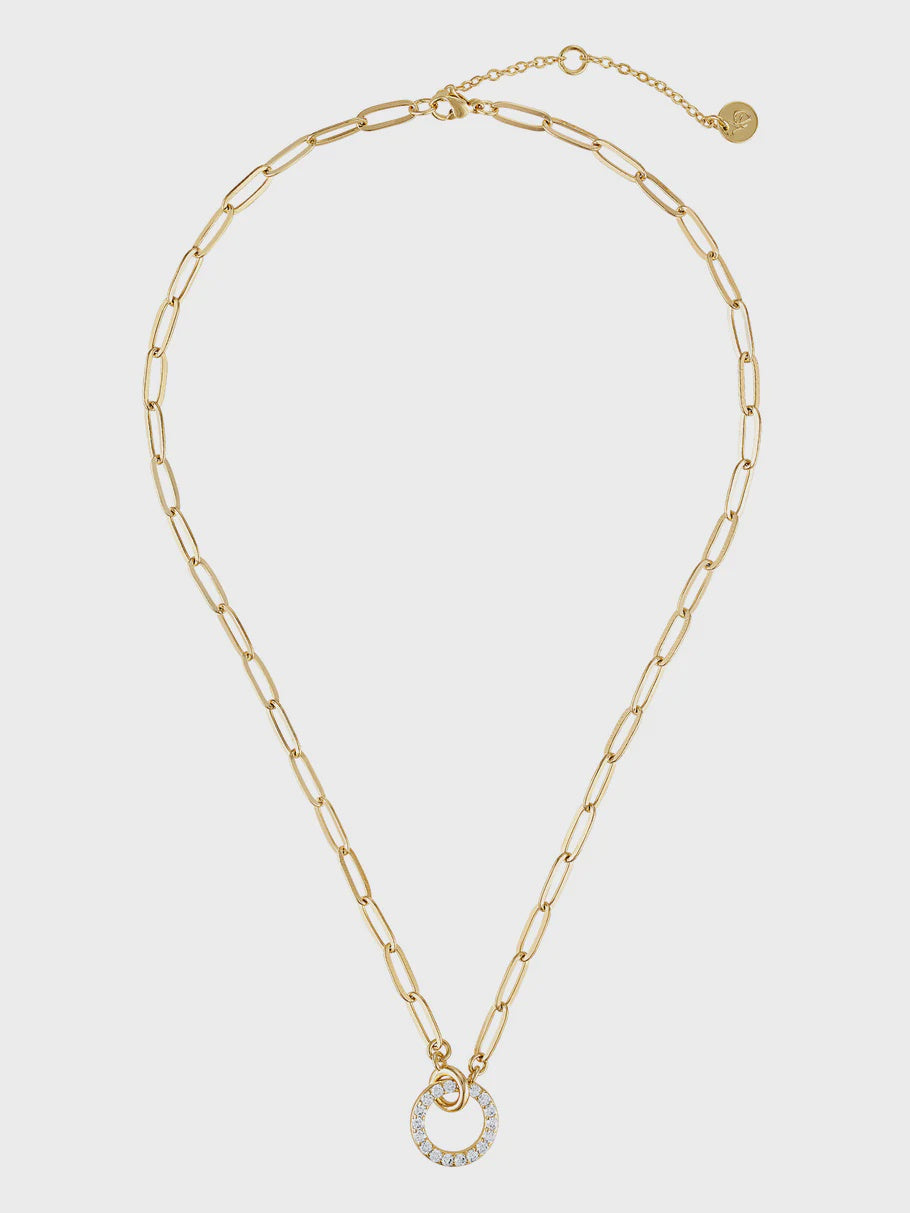 Cyrus Interlocking Circle Necklace