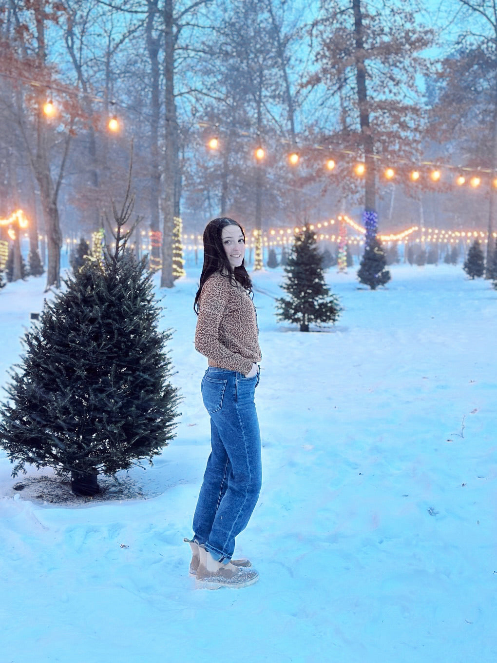 Kitty Printed Button Cardi