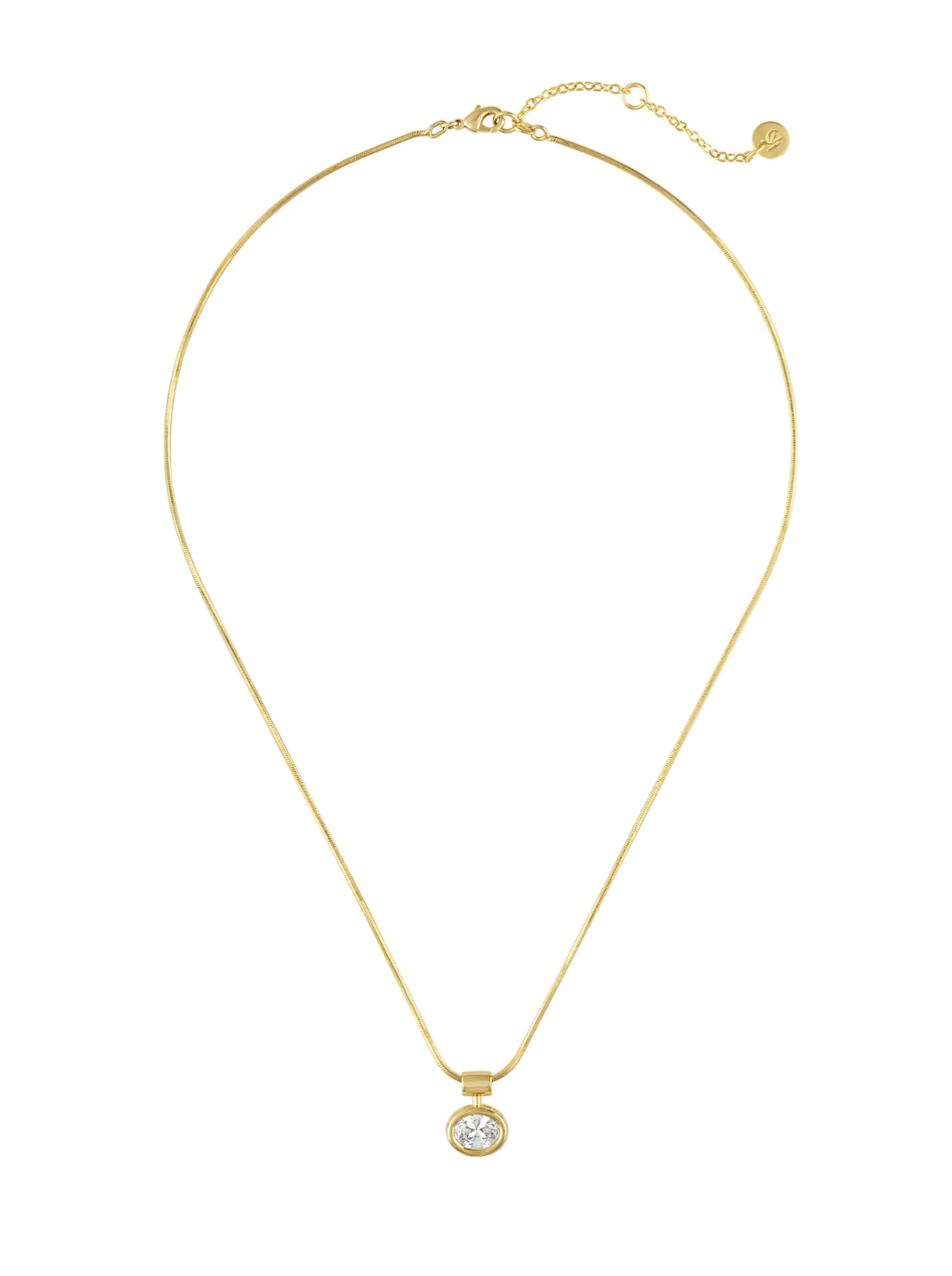 Nicole Bezel Pendant Necklace