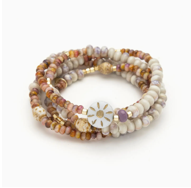 Ceramic Bead Wrap Bracelet/Necklace