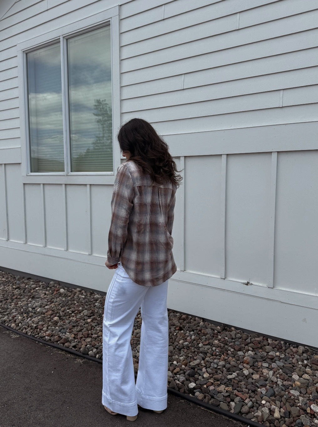 Polly Plaid Button Up
