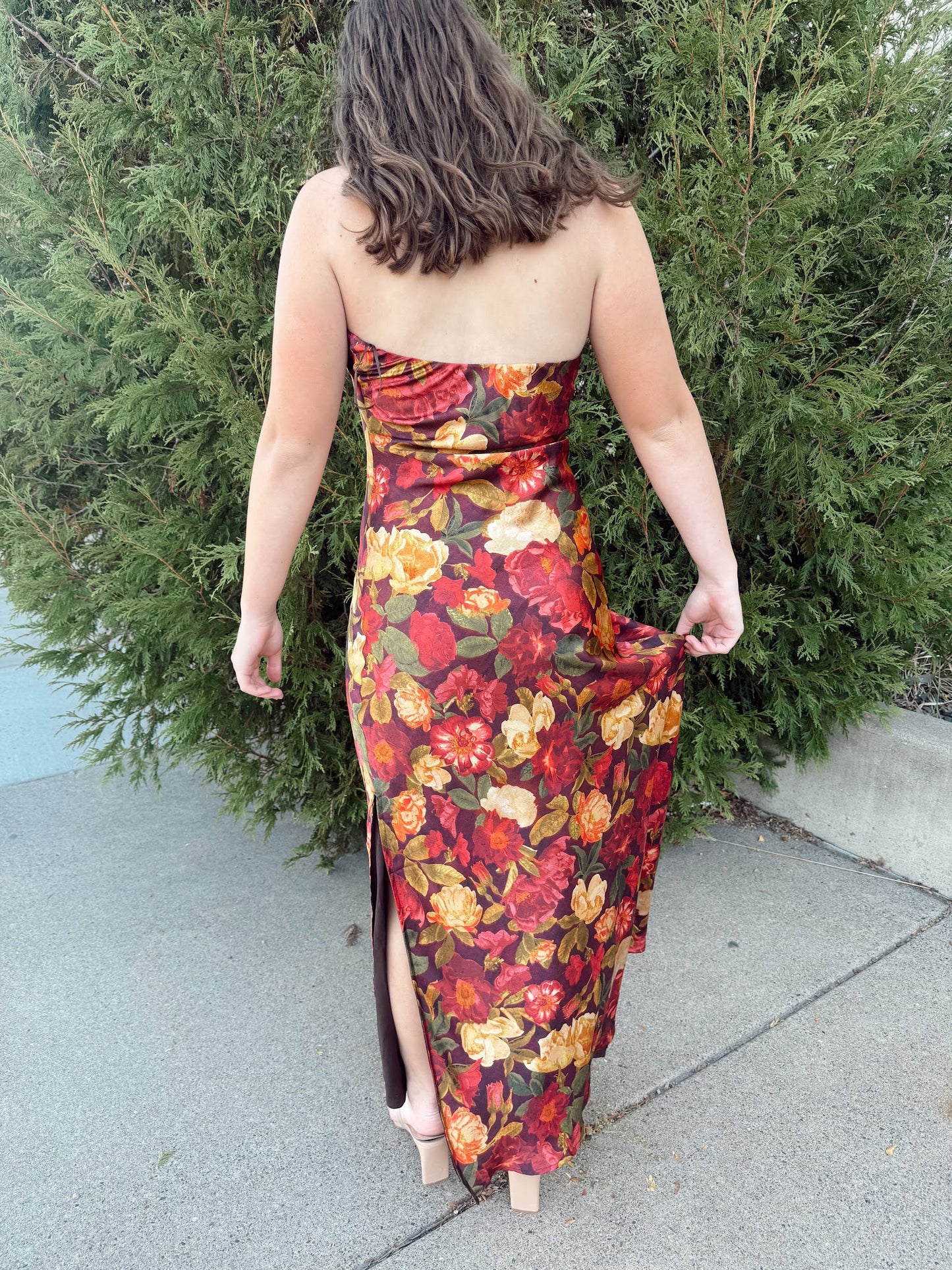 Brinker Strapless Maxi Dres