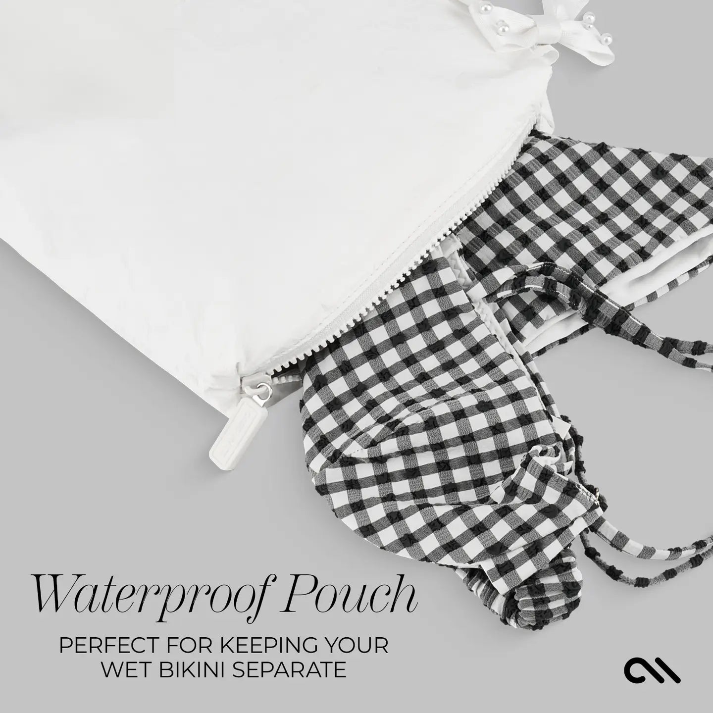 Bow Waterproof Zip Pouch
