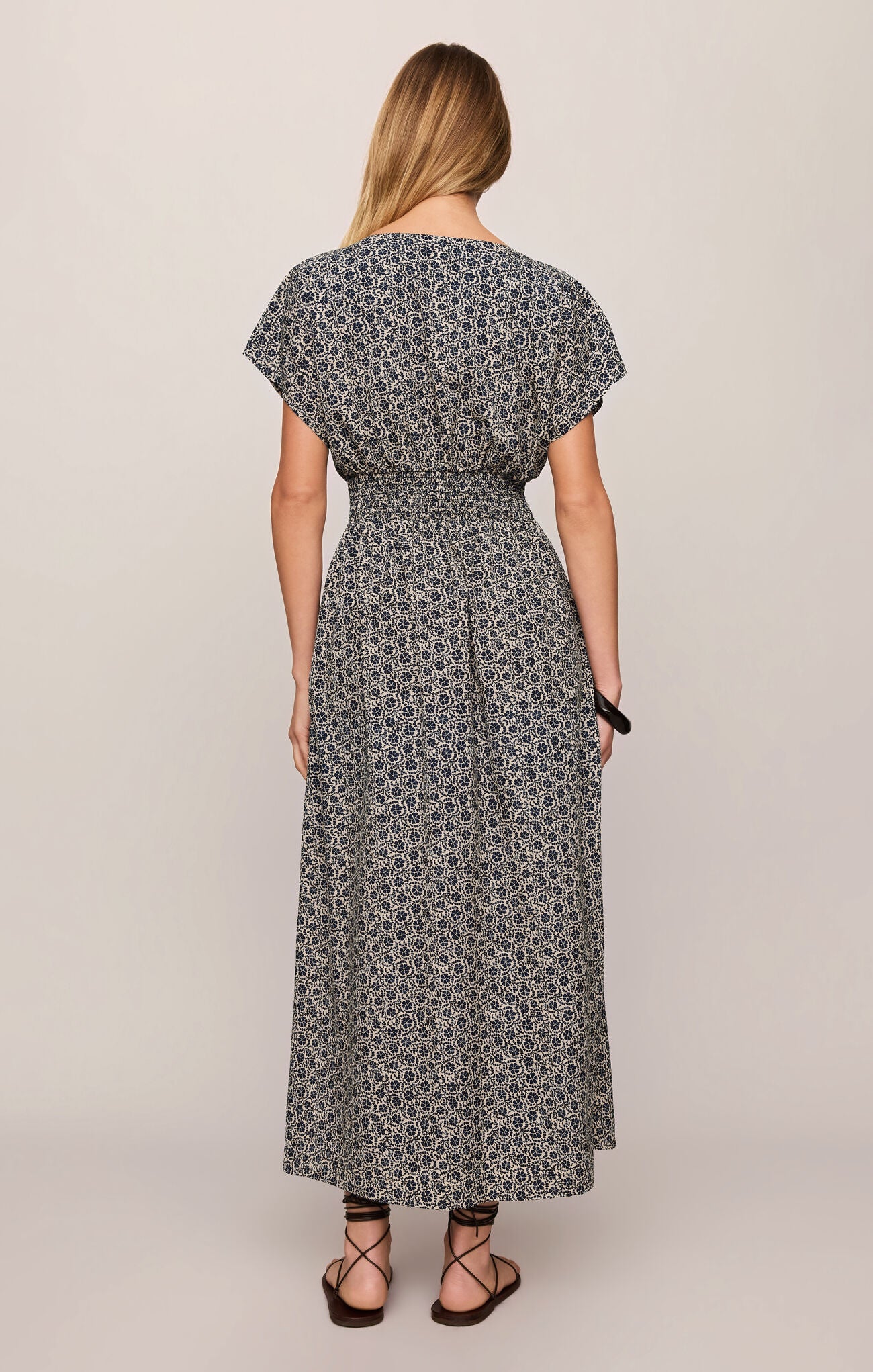 Sana Iris Floral Midi