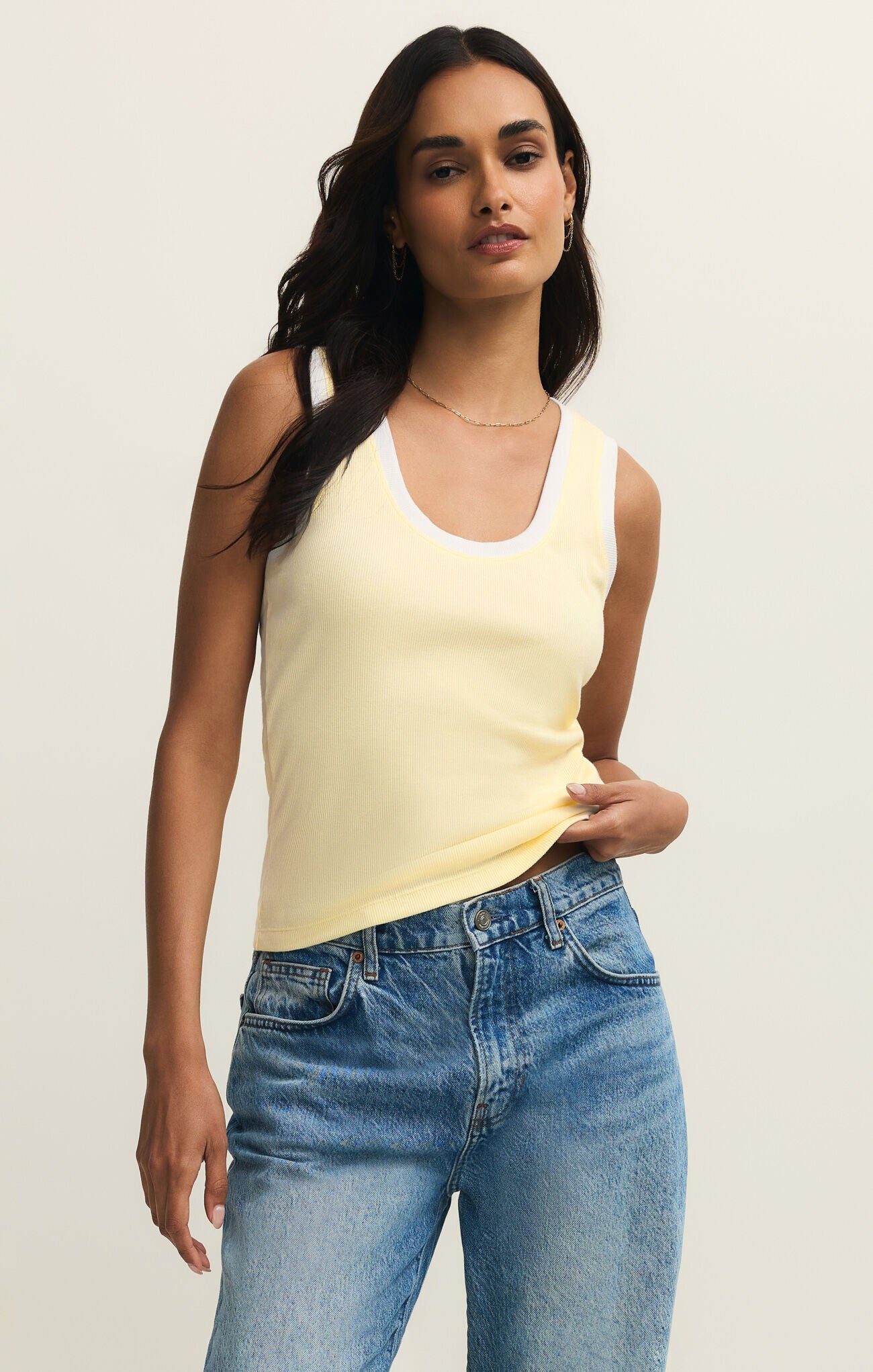 Sirena Colorblock Rib Tank