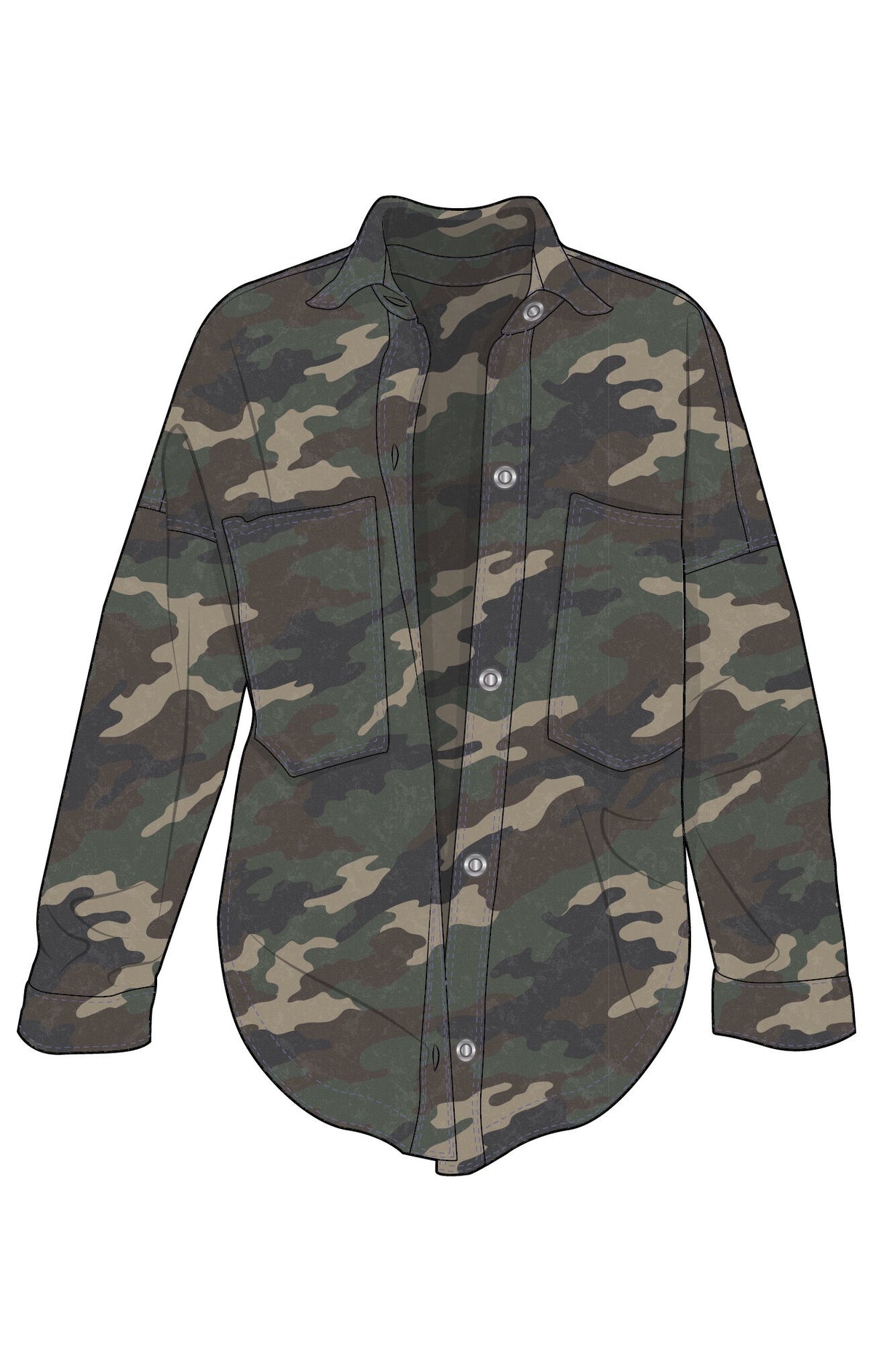 All Day Knit Camo Jacket