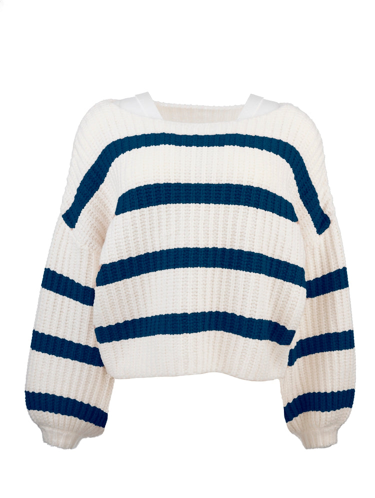 Iona Striped Crewneck Sweater