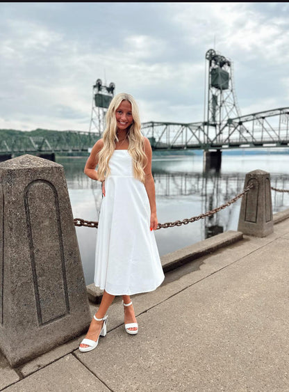 Cynthia Linen Midi Dress