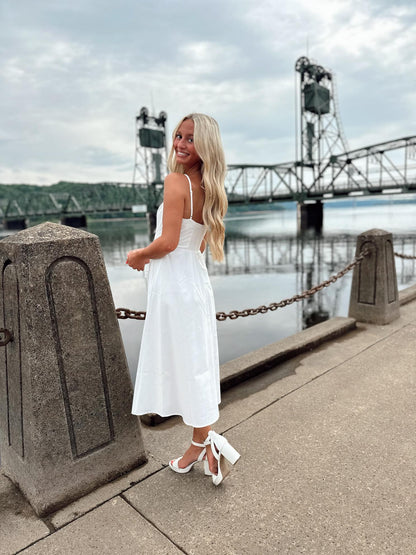 Cynthia Linen Midi Dress