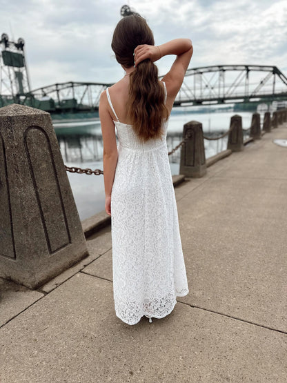 Stephs Lace Midi Dress