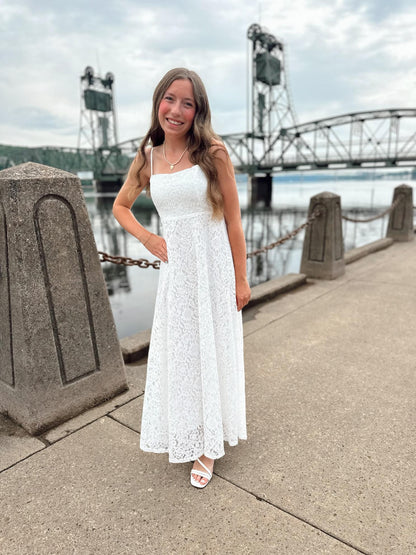 Stephs Lace Midi Dress