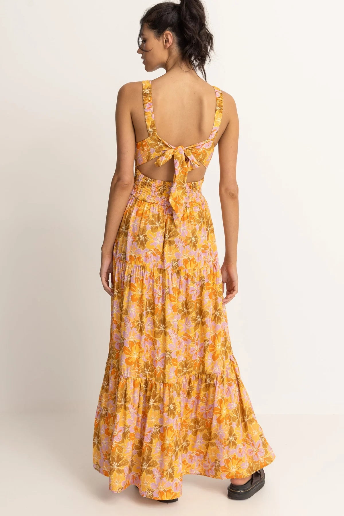 Mahana Floral Tiered Maxi Dress