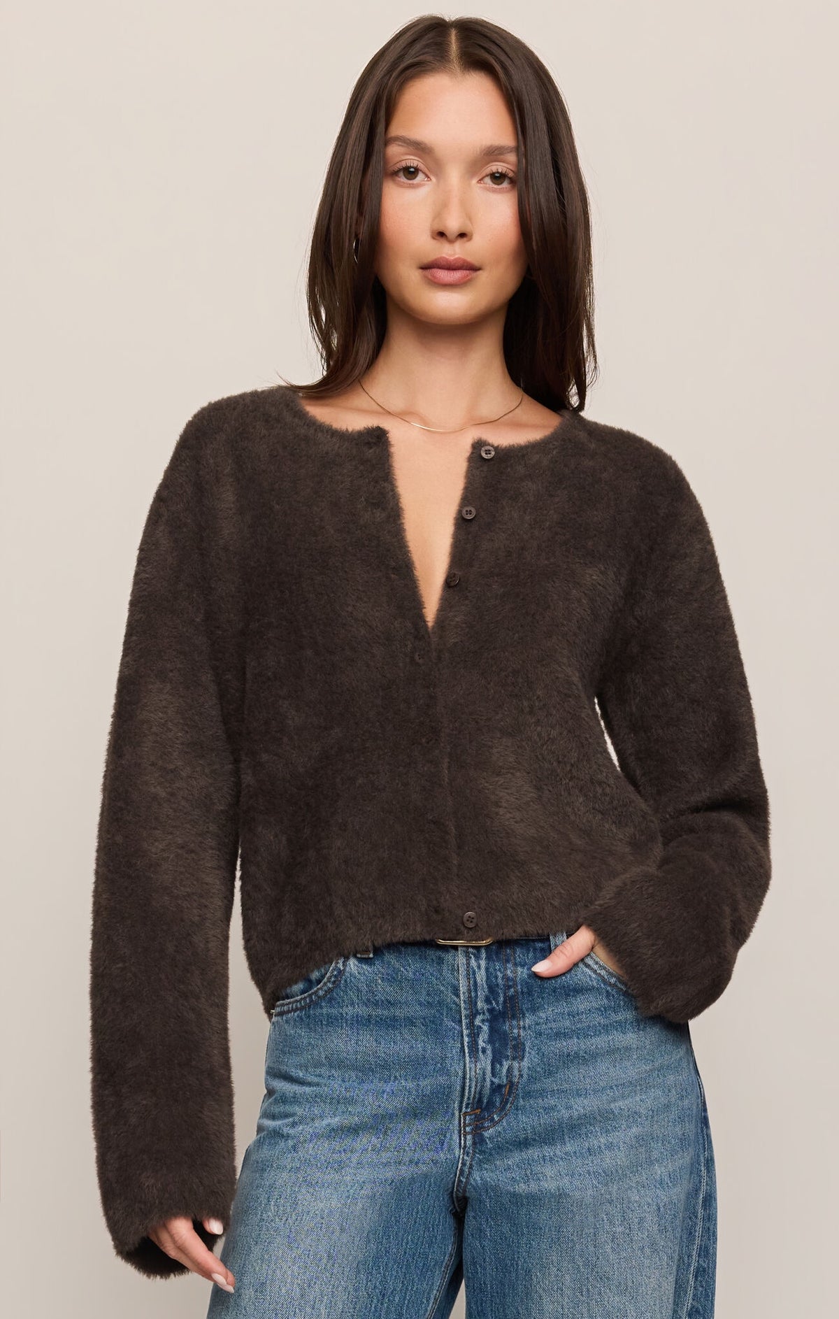 Winterglow Fluffy Cardi
