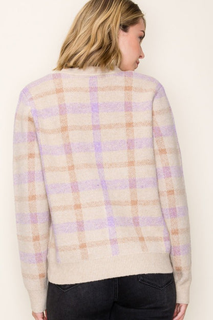 Chan Checker Sweater