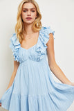 Palma Ruffle Mini Dress