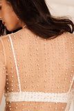 Emmy Rhinestone Pearl Top