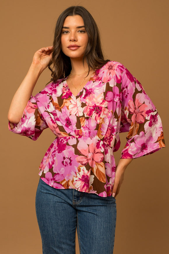 Marjorie Satin Top