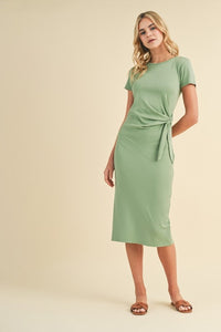 Knot so Basic Midi Dress