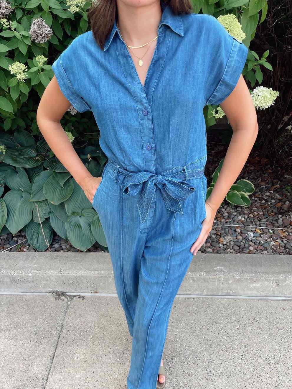 Elise Denim Jumpsuit