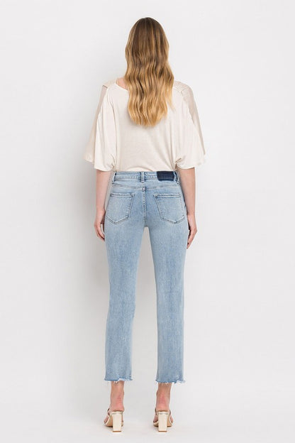 Killian HR Crop Straight Jeans