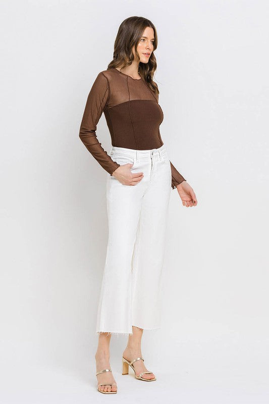 Heather  Crop Wide Leg