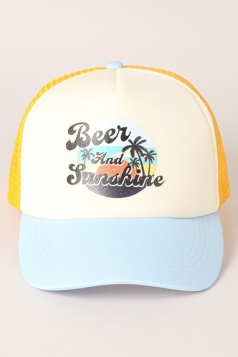 Beer and Sunshine Hat