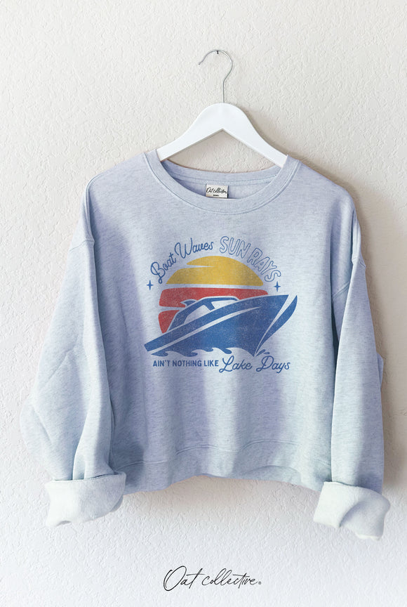 Boat Waves Sweatshirt