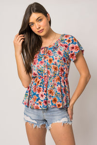 Fiona Floral Top