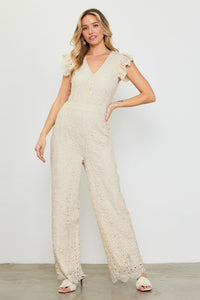 Isa Crochet Jumpsuit