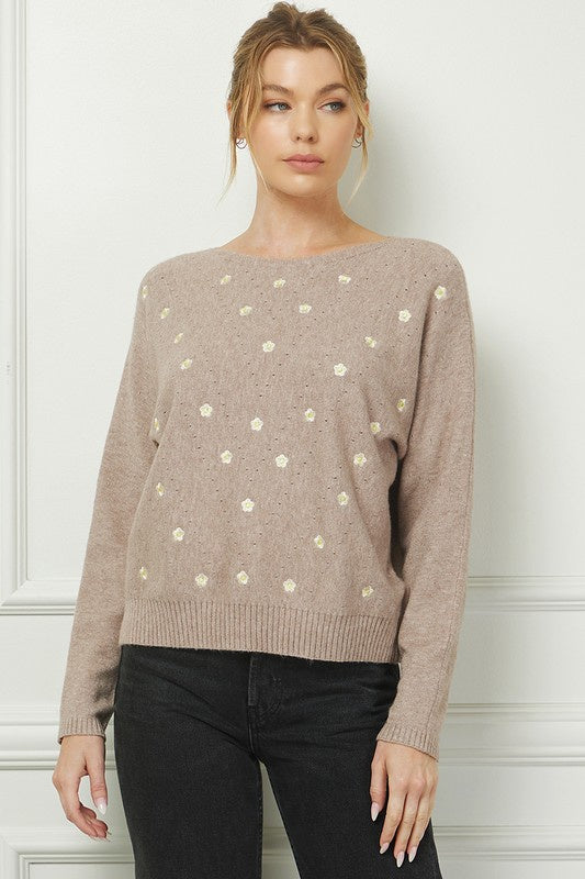 Lolos Floral Sweater