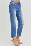 Hahn HR Crop Girlfriend Jeans