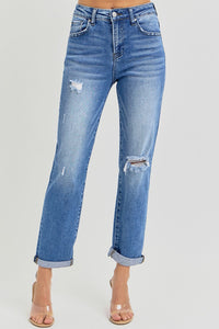 Hahn HR Crop Girlfriend Jeans