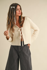 Jaycee Tie Cardigan