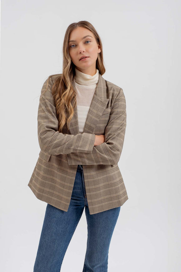 Poe Plaid Blazer