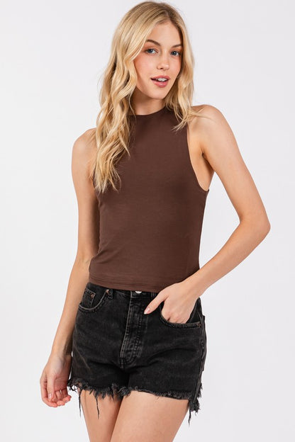 Shirley High Neck Tank