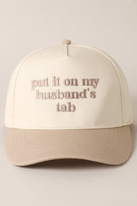 Husband's Tab Hat