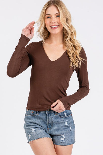 Emilie Vneck Top