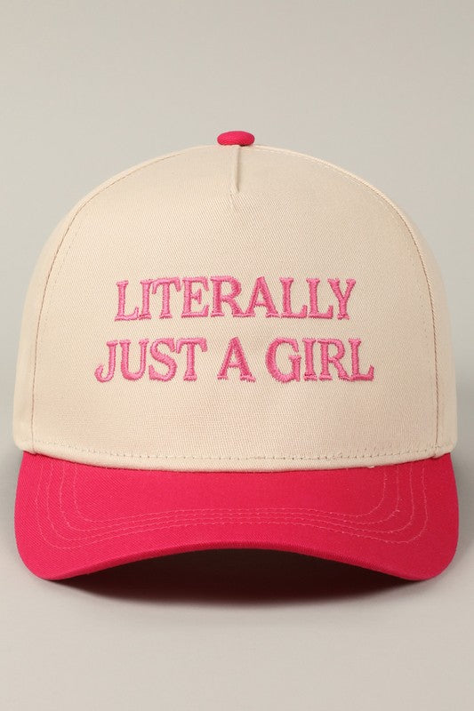 Just A Girl Hat